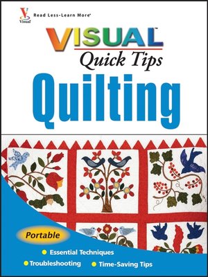 cover image of Quilting VISUAL Quick Tips